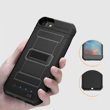 3000/4200mAh External Battery Charger Case For iPhone 8 7 6 6S Shockproof Backup Power Bank For iPhone 8 Plus 7 Plus 6 6S Plus