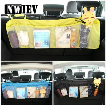 

NWIEV Car Back Trunk Seat Elastic String Net Bag For Inifiniti Volvo S60 V70 XC90 Ford Ranger Mondeo Mk4 Mk3 Mini Cooper F56 R50