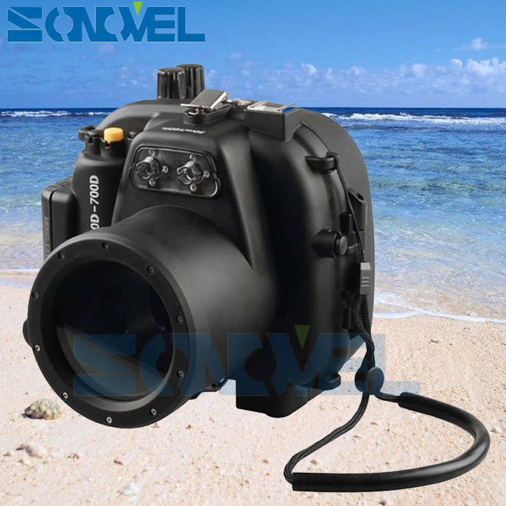 Meikon 40m 130ft Waterproof Underwater Diving Case Camera Housing Case
