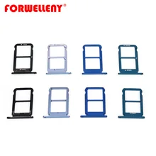 Micro soporte para tarjeta Sim, reemplazo de bandeja de ranura, adaptadores, negro, Azul, Gris, púrpura, para huawei honor 10, honor 10