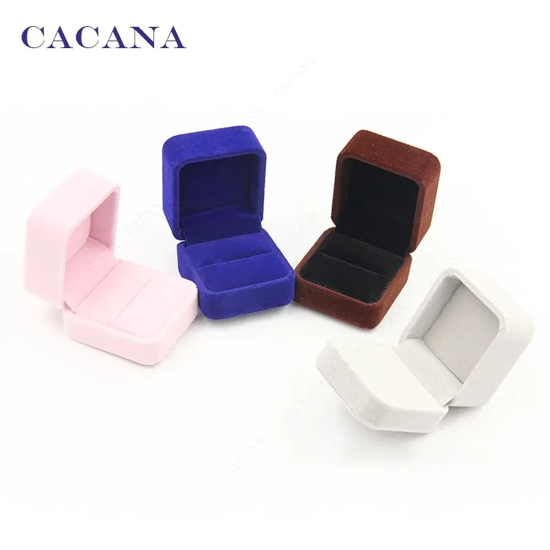 CACANA хорошее качество ювелирных изделий, упаковки случае кольца коробка серьги проведение подарочной коробке