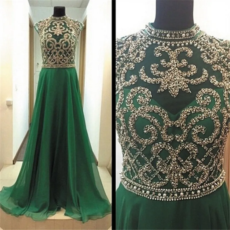 Robe De Soiree Longue Vert Emeraude