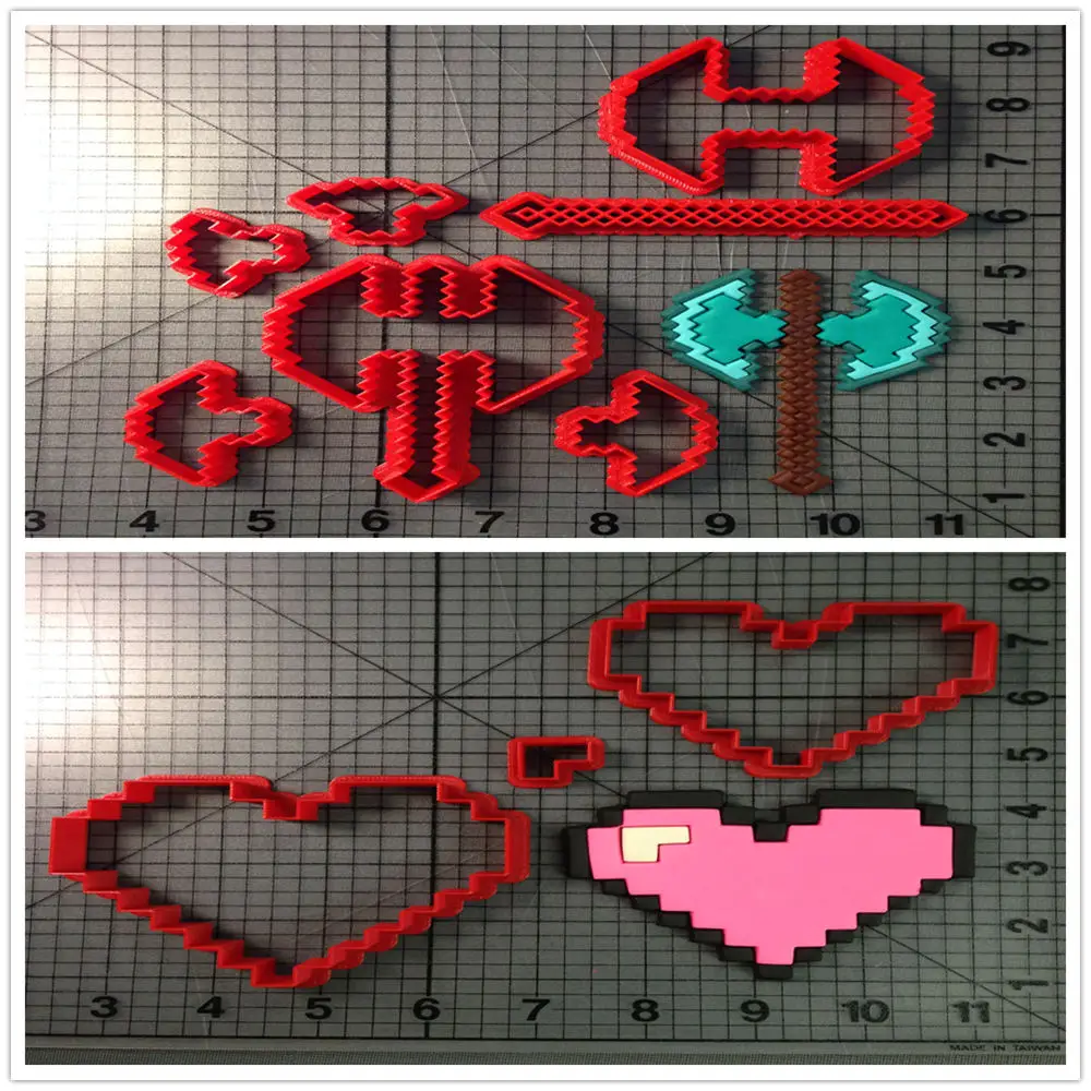 Игровые инструменты на заказ с 3D принтом Confeitaria Fondant Cupcake Cup Cutter Set | Дом и сад