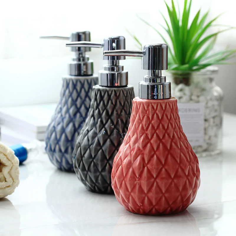 Креативный пресс типа керамическая бутыль шампунь и шампунь в отеле Ванная комната Кухня эмульсия Туалет жидкость для мытья рук Бутылка