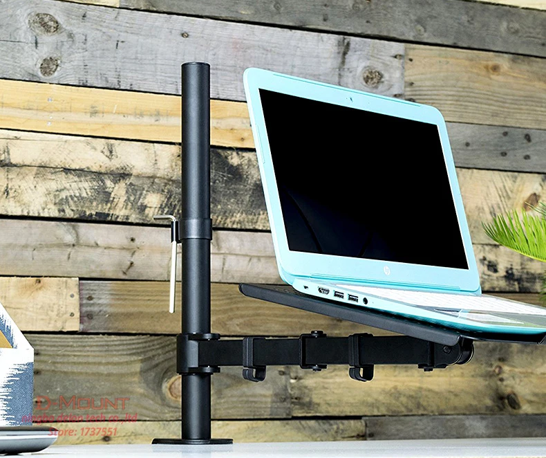 

DL-MD10 laptop desktop stand computer tray Monitor Holder 10"-27" clamp base Monitor Mount Arm Loading 9.9kgs