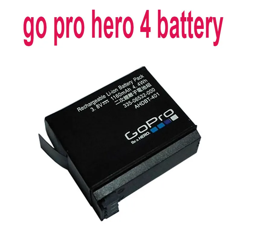 2 ./ gopro  go pro hero 4 batterij bateria  gopro hero4   ahdbt-401/ahdbt401/ahdbt 40