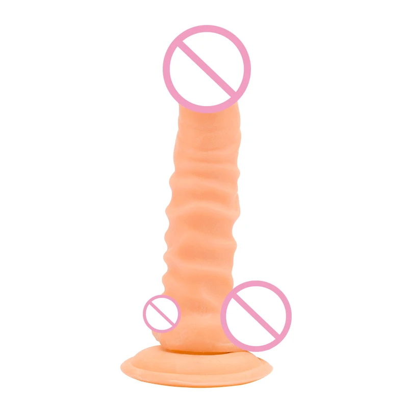 Super Soft Dildo Realistic, 6.3 inch Suction Cup Big Dildo, Strapon Penis Artificial Dick Adult Sex Toys for Woman Sex Products