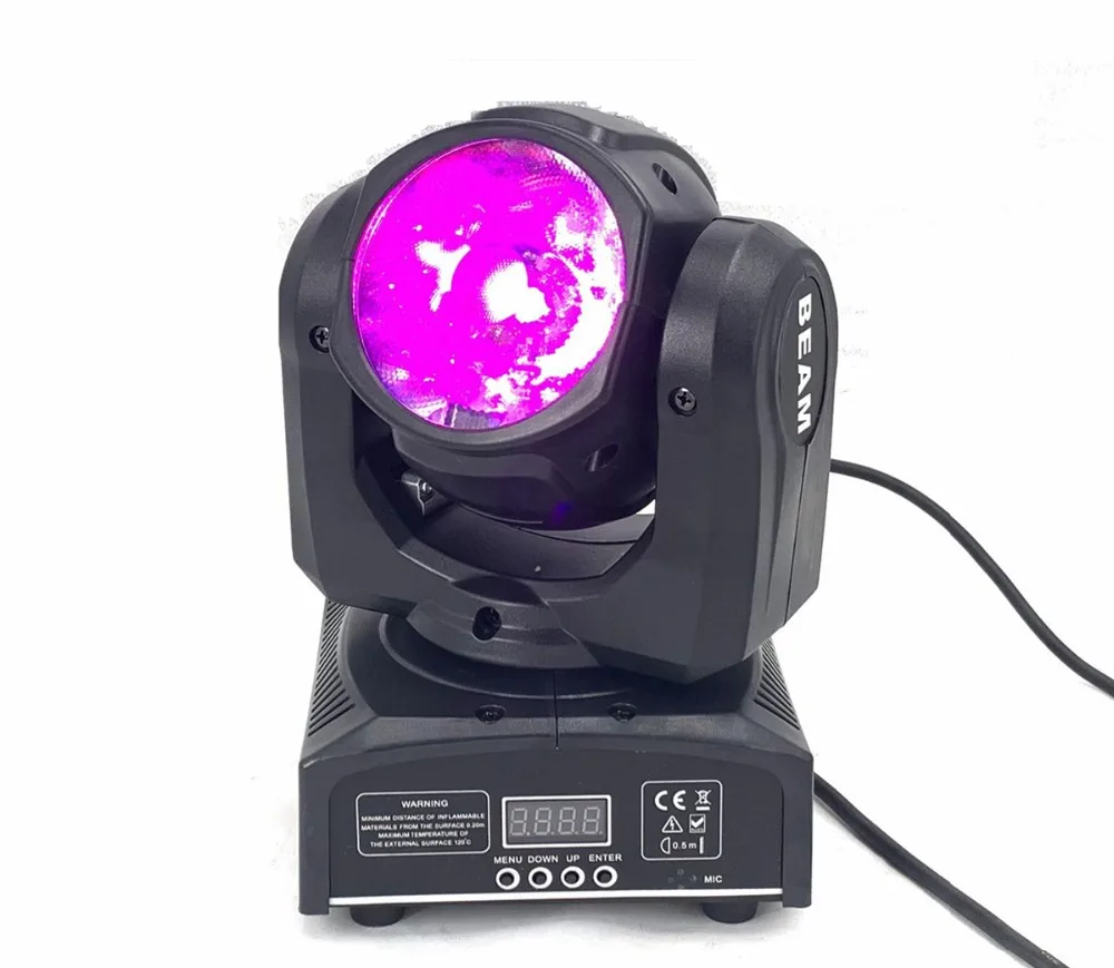 2 шт./лот Мини светодиодный перемещение головы 60 Вт RGBW 4in1 Луч moving головной светильник супер яркий светодиодный DJ точечный светильник