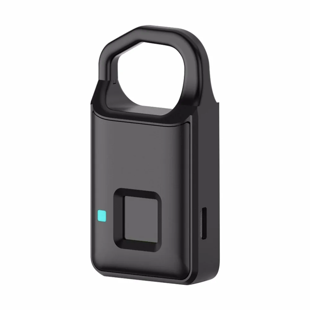 

Hot Smart Fingerprint Lock For Home Luggage Dormitory Locker Warehouse Door Waterproof Super Long Standby Electronic Padlock