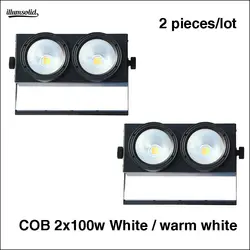 2 шт./лот rgbwa par led 2x100 Вт белый и теплый par led прожектор для сцены совет Топ свет этапа