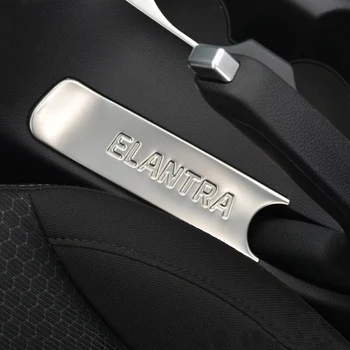

Private with the handbrake trim strip stainless steel interior trim change for hyundai elantra 2016 2017 accessories car-styling