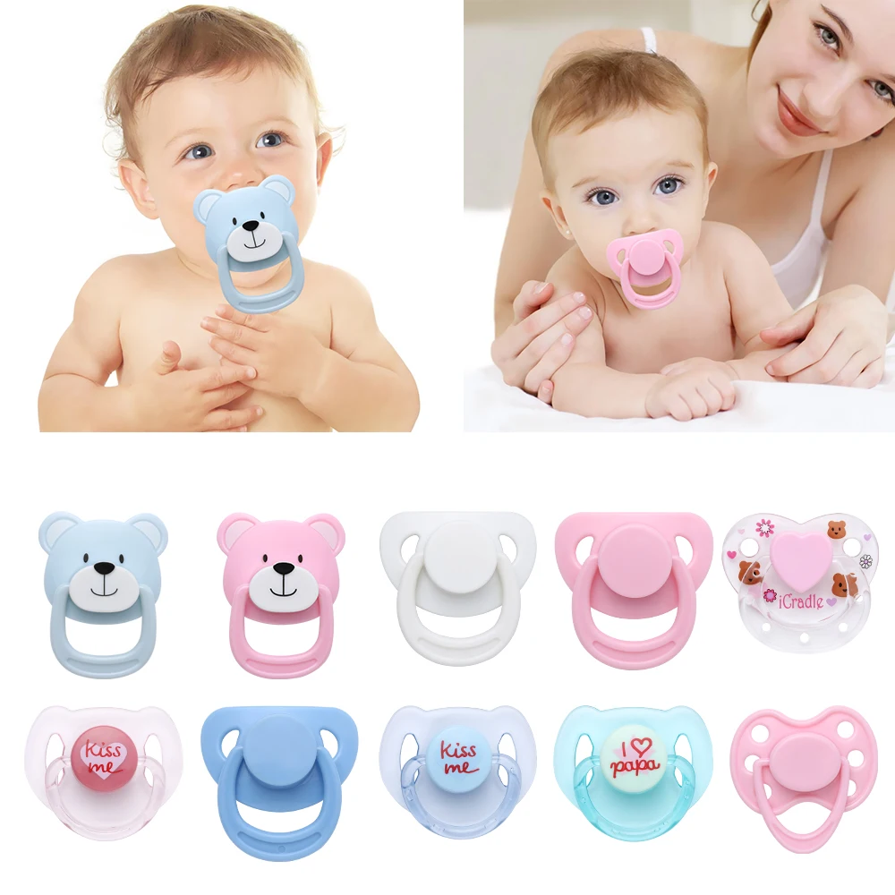 New Lovely Safely Baby Pacifier Accessories New Reborn Baby Supplies For Babies Handmade