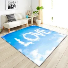 Романтические конфетные ковры, подарок на день Святого Валентина, декор для спальни, коврики для гостиной, мягкий фланелевый синий коврик с сердцем и ковриками