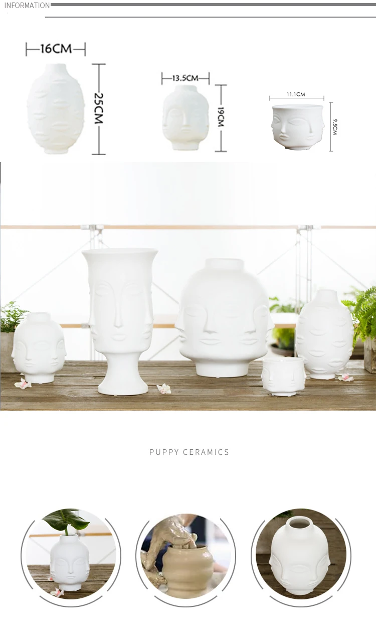 para flor rosto humano vaso de flores