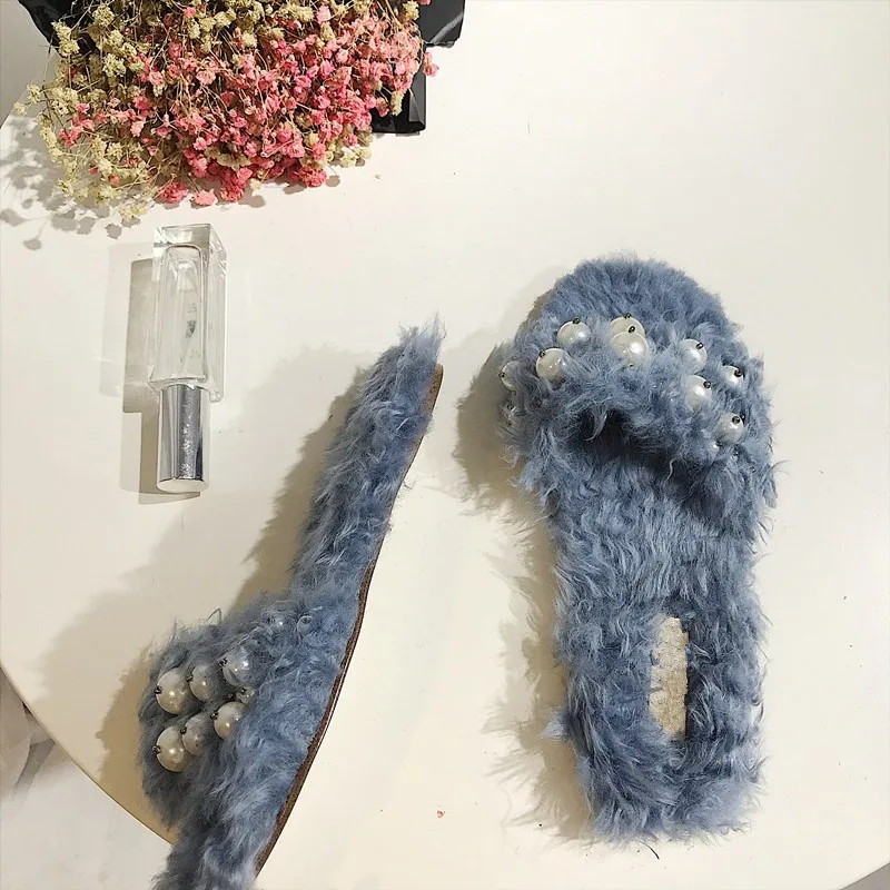 Zapatos As 2019 as Diapositivas Verano Aire Al Chaussures Mujer Libre De Pic Femme Vacaciones Perlas Pic Zapatillas 1qwrC1ZO