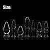 7 Size Glass Anal Dildo Butt Plug Anal Beads Erotic Sex Toy for Women Adult Products for Couples Crystal Glass Anus Massage Toys 1