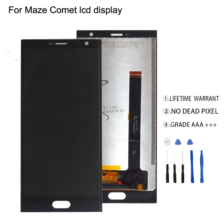 Цена Для Maze Comet, ЖК дисплей, сенсорный экран, дигитайзер, оригинальное качество, запчасти для телефонов, для Maze Comet, ЖК экран