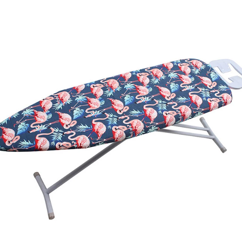 Чехол для гладильной доски с фламинго, термостойкая, сохраняющая тепло гладильная доска, гладильный стол с прочным дышащим теплостойким покрытием