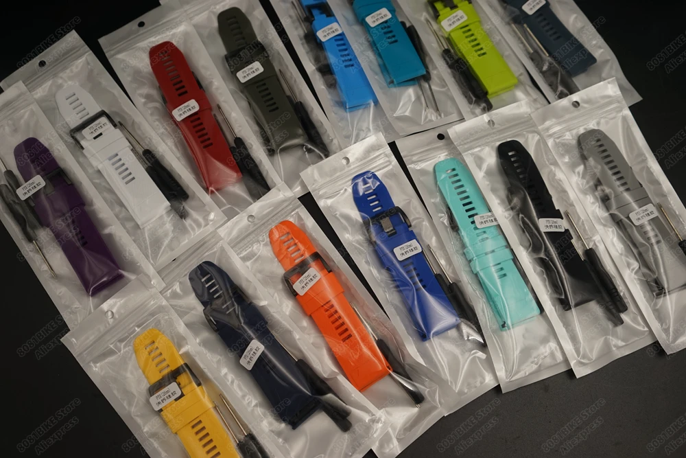 Premium Silicone Watch Bands - QuickFit 26mm/22mm - Durable & Stylish Replacement Bands