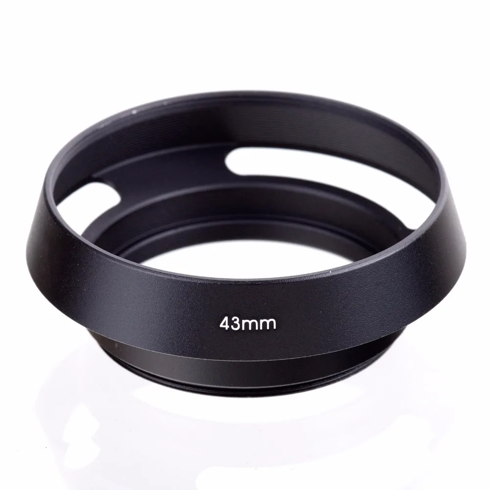 Camera Lens Hood Metal Vented 37mm 39mm 40.5mm 43mm 46mm Screw-in Lente Protect For Canon Nikon Sony Leica Olympus Pentax images - 6