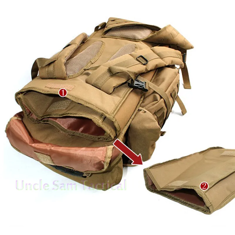 70L вместительный Многофункциональный тактический рюкзак для активного отдыха, альпинизма, сумка для путешествий, туризма, кемпинга, спорта