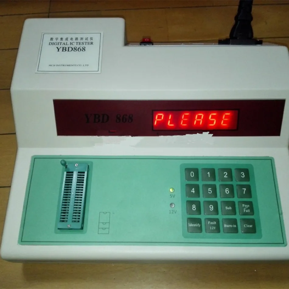 

YBD-868 IC Digital IC Tester Component Repair 16 Key Tact-swtch Keypad With Dual-tone Sound Indication