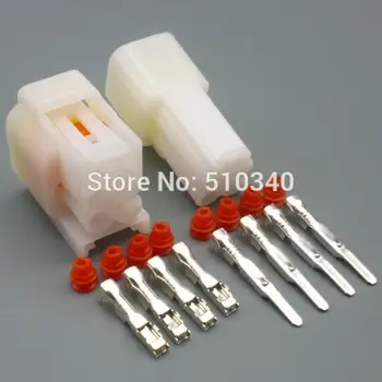 100 Sets/Kit 4 Pin/Way Waterproof Electrical Wire Connector Male and female Automobile Connector 100 Sets/Kit 4 Pin/Way Waterproof Electrical Wire Connector Male and female Automobile Connector