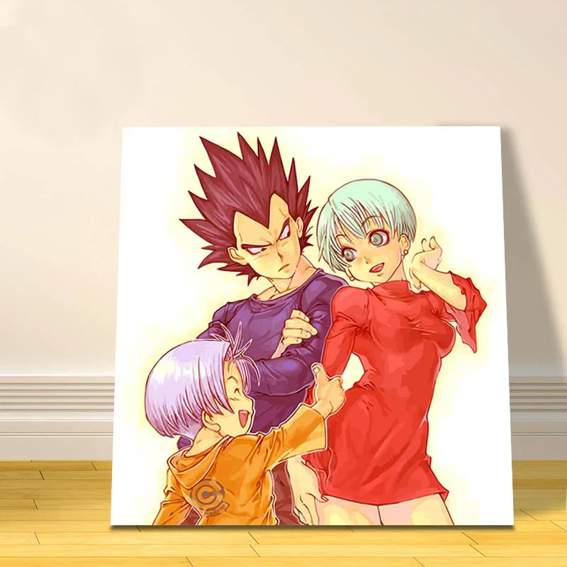 Картины по номерам на холсте Цифровой краски по номерам Dragon Ball модульная живописи Япония Стиль мультфильм картины маслом по номерам подарок для детей - Цвет: E