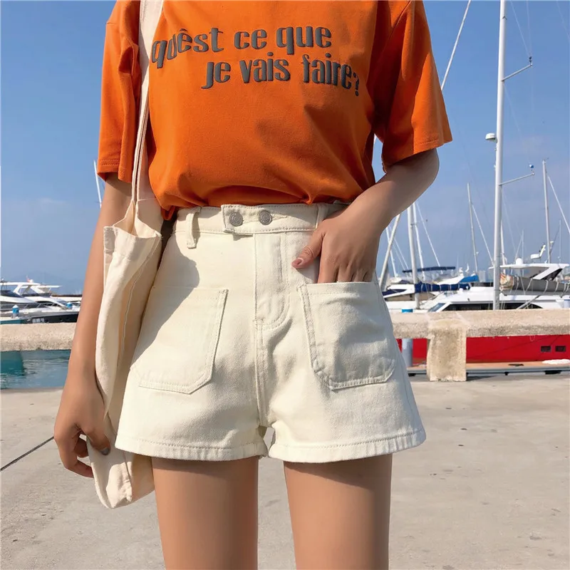 S XL 3 цвета Лето 2019 г. Винтаж Стиль высокая талия джинсовые шорты с джинсы бахромой