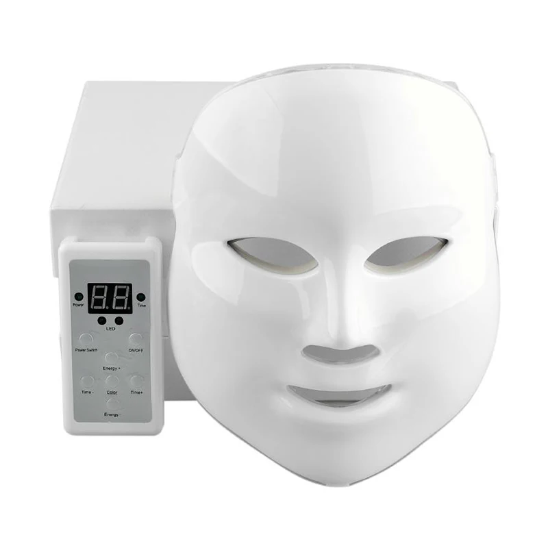 Фотонная терапия светодиодный маска для лица аппарат для ухода за кожей лица против Акне терапия отбеливание подтяжки кожи лица beauty Spa
