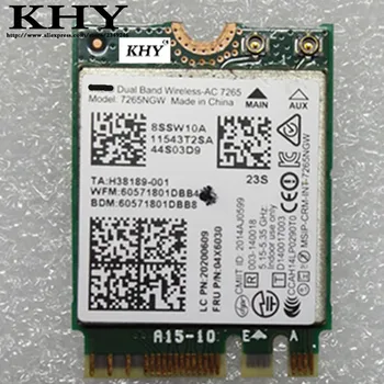 

New original Dual band Wireless 7265NGW 7265ac Wifi BT4.0 For Thinkpad T450 T450s E550 e550c E450 E455 x250 Series FRU:04X6030
