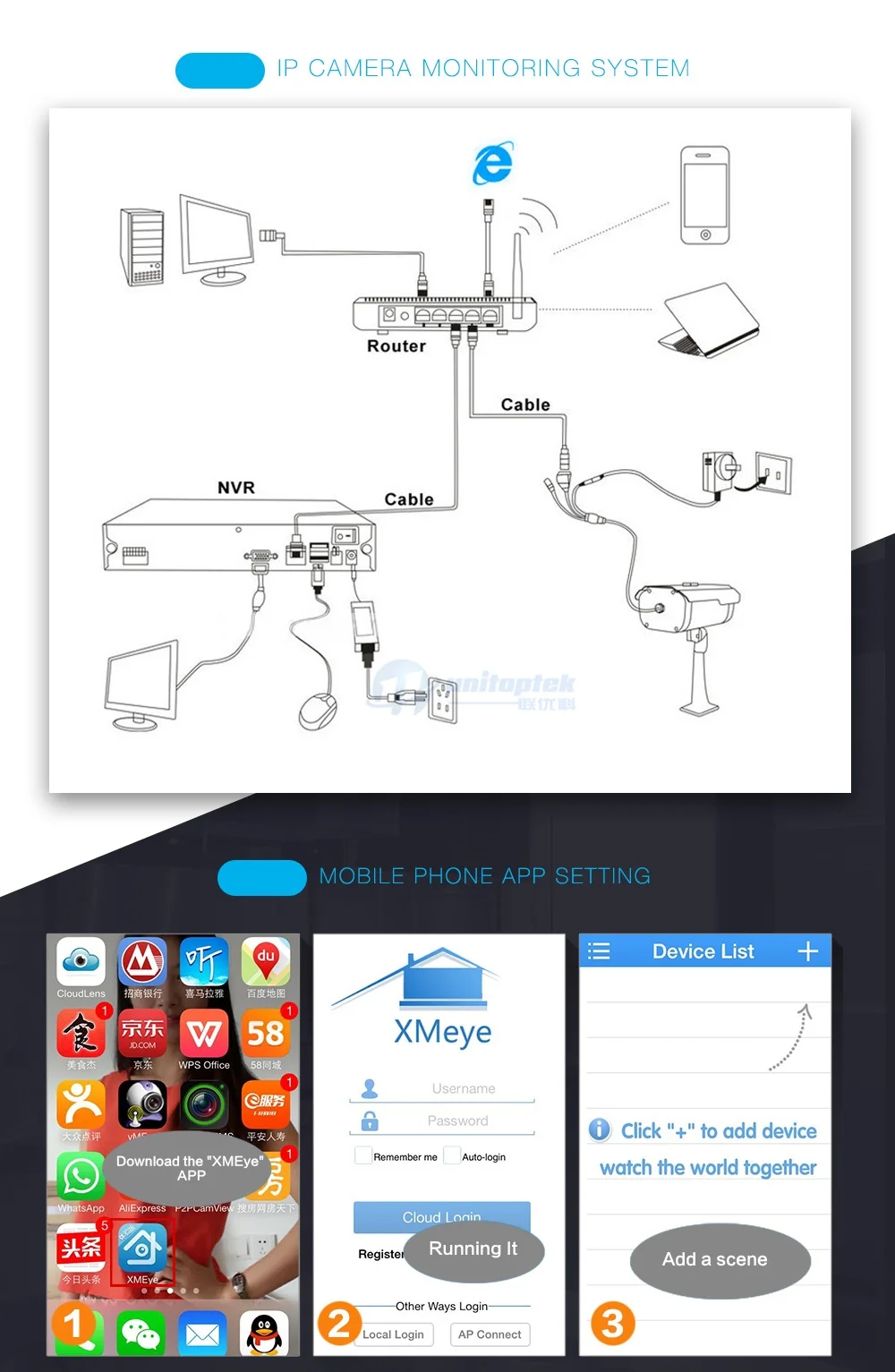 1.0MP, 2MP, HD, 1080 P, ip-камера безопасности, уличная, водонепроницаемая, CCTV Bullet, камера s, ONVIF, ночное видение, IR, 20 m, приложение P2P XMEYE