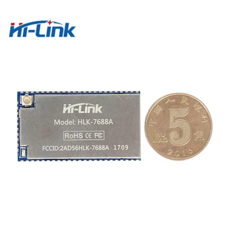 Бесплатная доставка 100 шт./лот HLK 7688A AURT Беспроводной Wi Fi модуль MT7688AN Чип поддержка