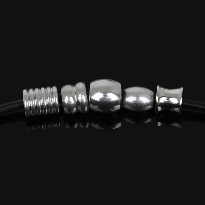 

Stainless Steel Mix Size Pick 15-30pcs Mix Shape Spacer Beads for hole size 4/5/6mm DIY Beads for Bracelet