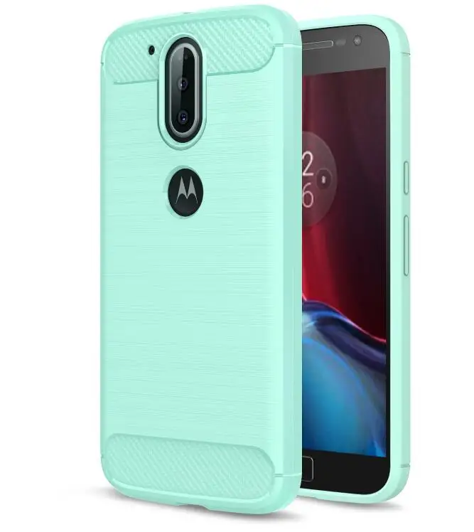

For MOTO G4 plus /G4/G4 PLAY Carbon Fiber Drawing Protective Sheath Motorola G4 PLAY Fall-proof TPU New Type