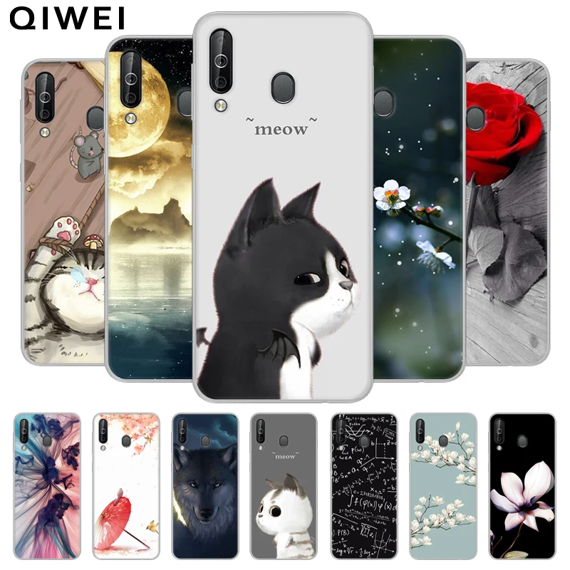 

For Samsung Galaxy M30 Case A40S Cartoon Painted Soft TPU silicone Back Cover For Samsung A40S A 40S M 30 Phone Cases Coque Capa