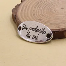 20 шт./лот модные античные серебряные соединители кулон браслет из тибетского серебра застежки бусины 38x19 мм K05272