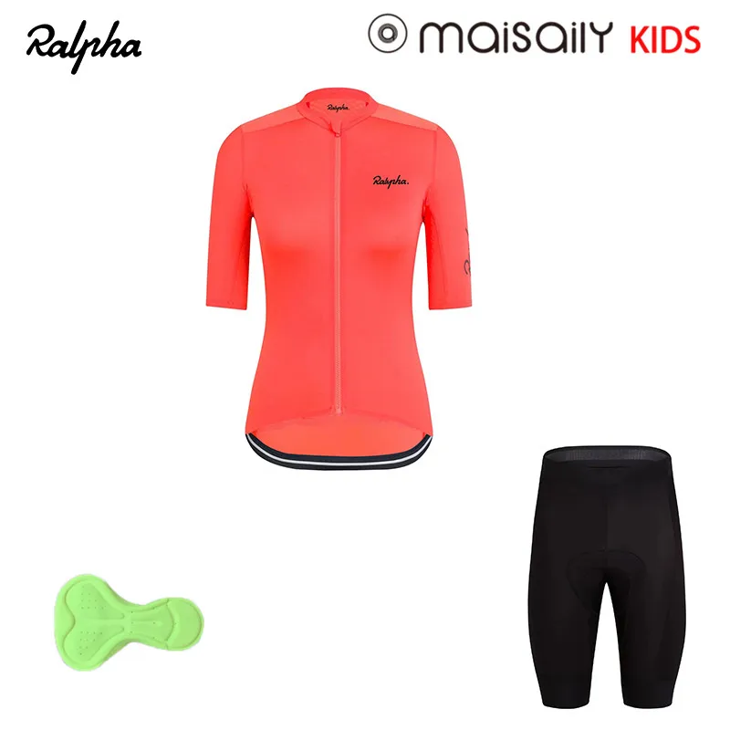 

Pro Team Ralvpha Cycling Jersey Set for Kids MTB Ropa Ciclismo Riding Wear Chlid Bicycle Cycling Clothing Girl Racefiets Kleding