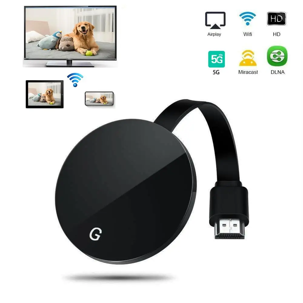 

XZR Wireless HDMI Dongle 1080P Wireless WiFi Display Dongle for TV,High Speed ​​HDMI Dongle Compatible for iPhone iPad Pixel