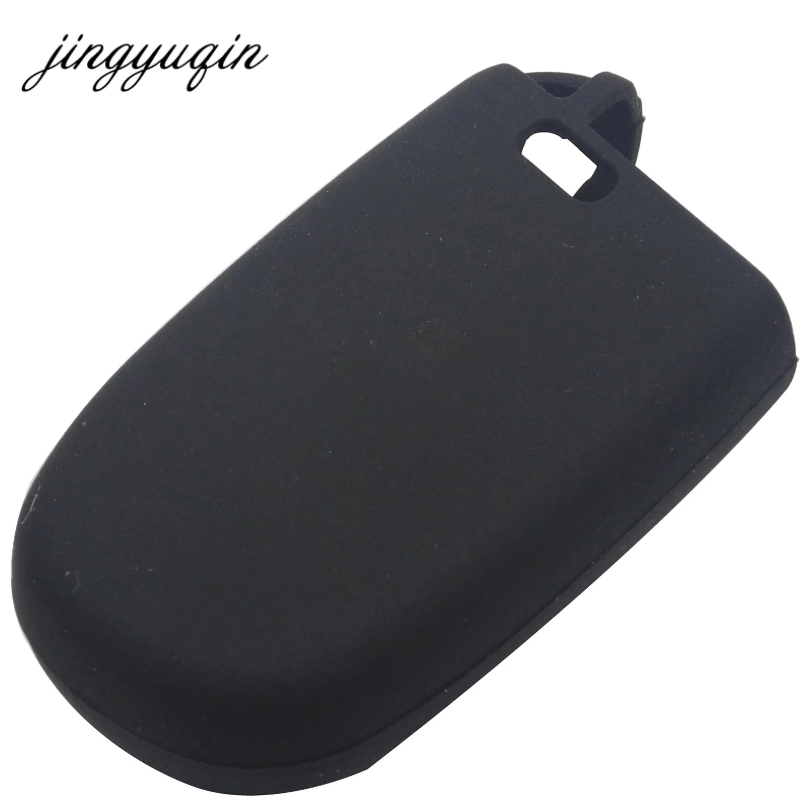 Jingyuqin силиконовый чехол для ключей от машины JEEP Grand Cherokee Dodge JCUV dart Journey Chrysler 300C Fiat 5