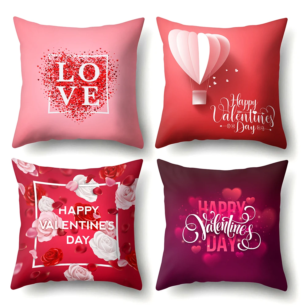 YORIWOO Romantic Valentines Day Gift For Girlfriend I Love You Pillow Case Cushion Cover Sweet Wedding Decoration Birthday Party YORIWOO Romantic Valentines Day Gift For Girlfriend I Love You Pillow Case Cushion Cover Sweet Wedding Decoration Birthday Party
