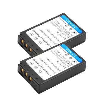 

2X 1600mAh 7.4V PS-BLS1 BLS-1 BLS1 Battery for Olympus EP2 EPL1 EPL2 EP1 BLS5 E-400 EVOLT E-410 EVOLT E410 E-420 E-620 E-450 L25