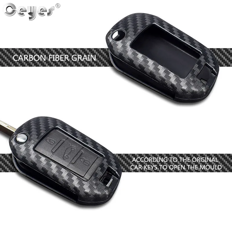 Ceyes для стайлинга автомобилей Силиконовые ключ 3 дистанционного Fob чехол для peugeot 3008 208 308 508 408 2008 307 4008 для Citroen C4 аксессуары