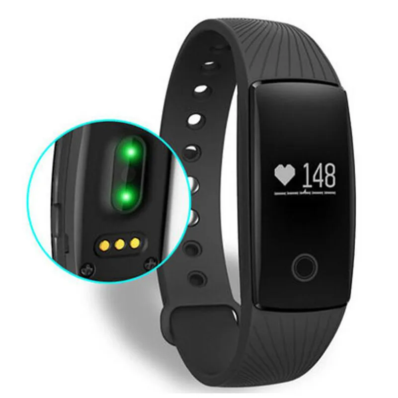 Smart Wristband Heart Rate Monitor Alarm Clock Men Sport