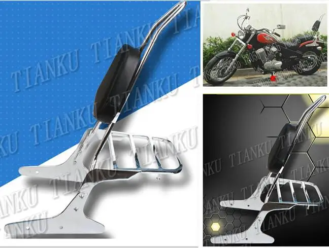 Хромированная багажная стойка для мотоцикла Honda Steed VLX400 VLX 600|Системы перевозки| |