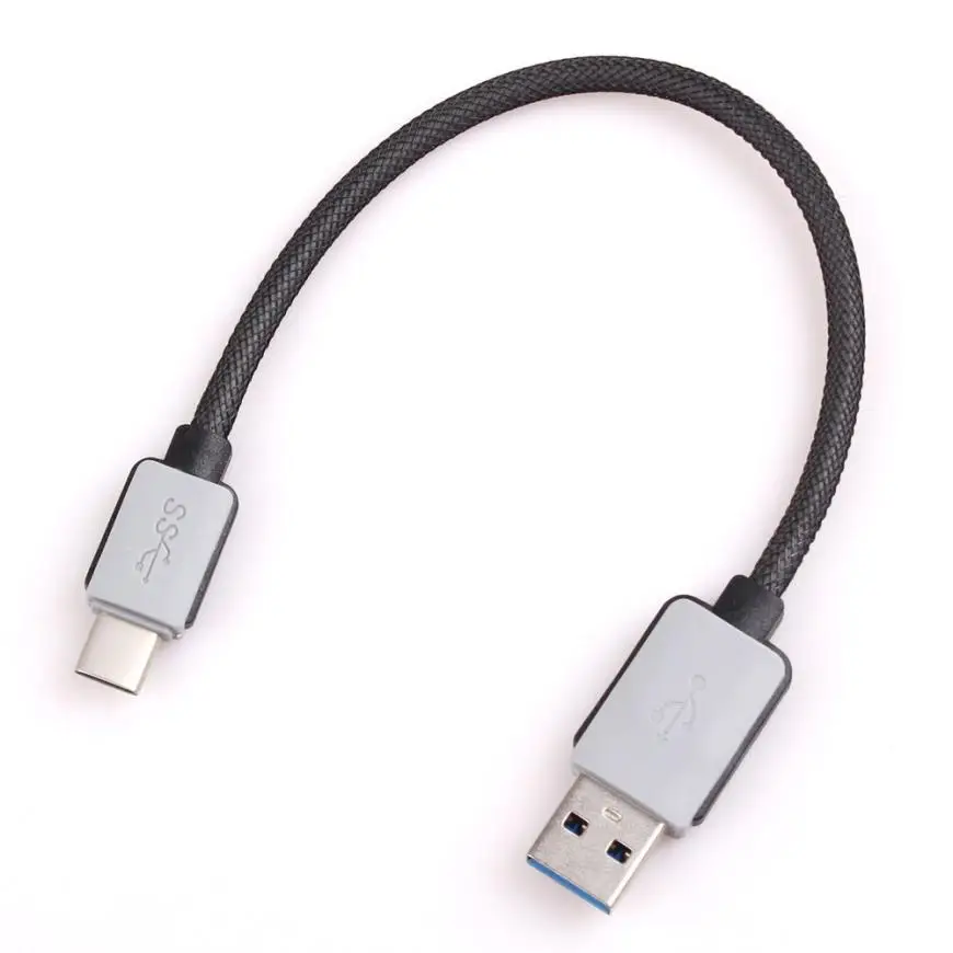 Лучшая цена 20 см USB C 3 1 type со штепселем для передачи данных и подзарядки зарядный
