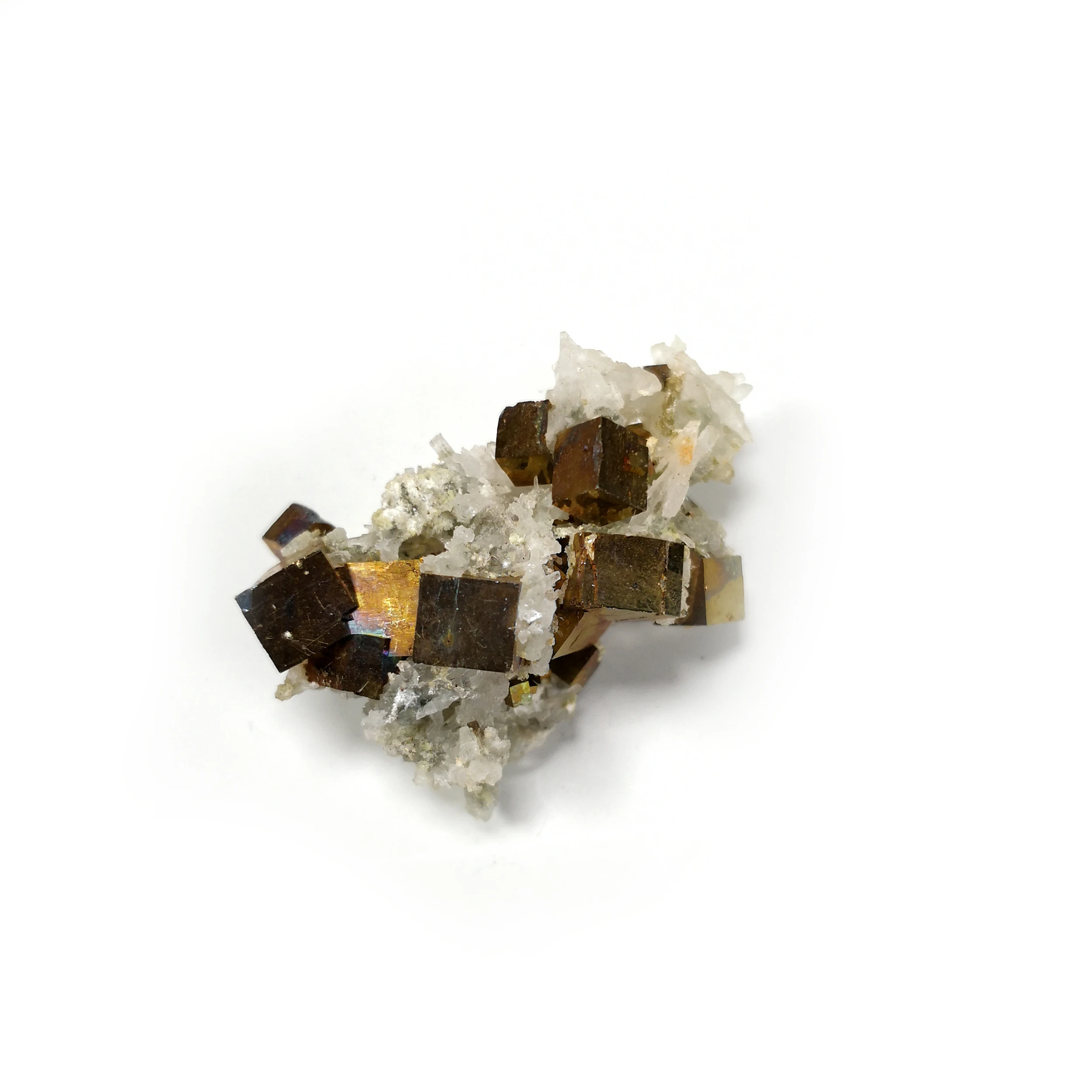 

58.9g Natural mineral crystal stone pyrite ZT1