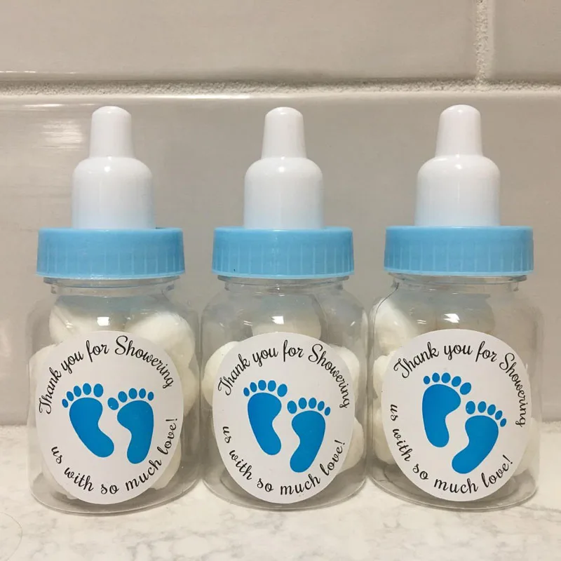 1 дюйм. Круглые наклейки Baby Shower. Благодарим вас за душ. Мы очень любим. Принт с