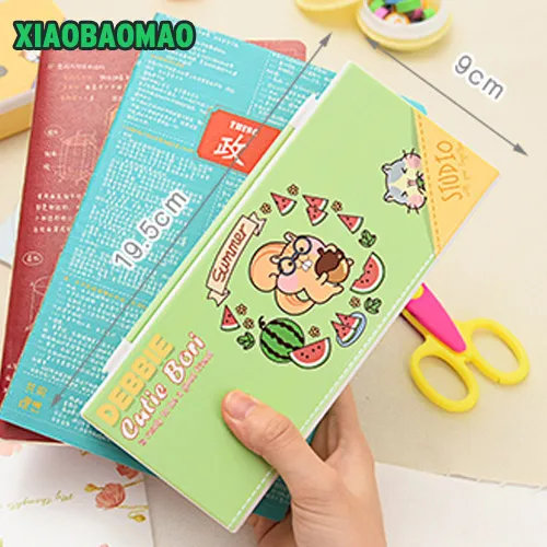4 цвета милый аниме кролик медведь канцелярский пенал сумка Escolar Papelari подарок