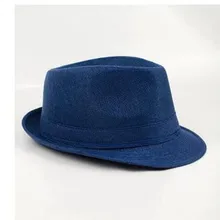 50 шт./партия Federal Express быстро korena tyle взрослых Сплошной джаз шляпа летние пляжные мягкие фетровые шляпы соломенная льняная шляпа свободного размера